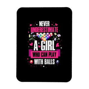 Billiards Player This Girl Can Play Pool Billiards Magnet