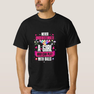 Billiards Player This Girl Can Play Pool Billiards T-Shirt