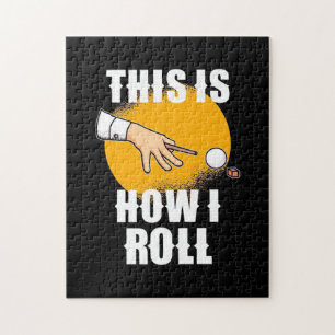 Billiards Player   This Is How Snooker Roll Jigsaw Puzzle
