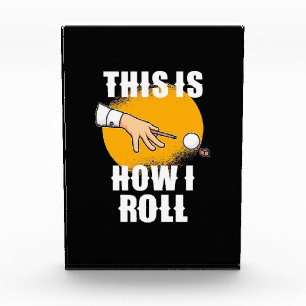 Billiards Player This Is How Snooker Roll Photo Block