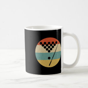 Billiards Players - Vintage Retro Pool Snooker Tab Coffee Mug