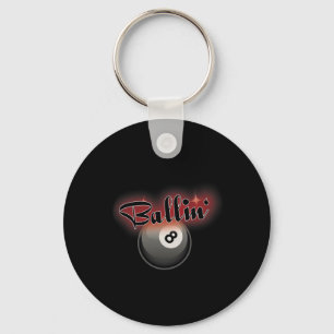 Billiards Pool 8 Ball S  Key Ring