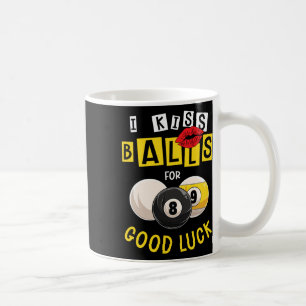 Billiards Pool 8 Ball Snooker Female Billiard Play Coffee Mug