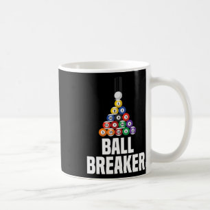 Billiards Pool Ball Breaker Funny Coffee Mug