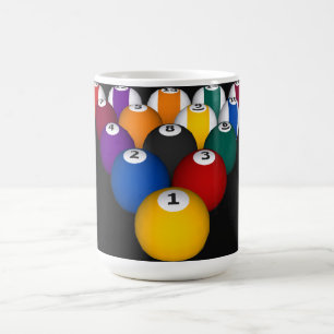 Billiards / Pool Balls: Custom Mug