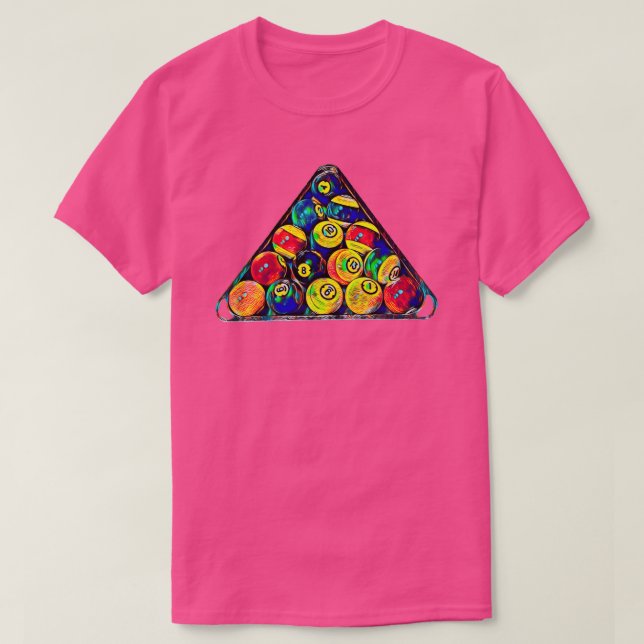 Billiards Pool Balls TShirt Classic TShirt (Design Front)