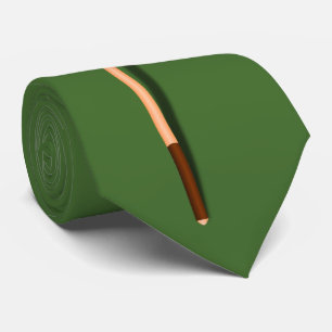 Billiards Pool Cue and Rack Necktie
