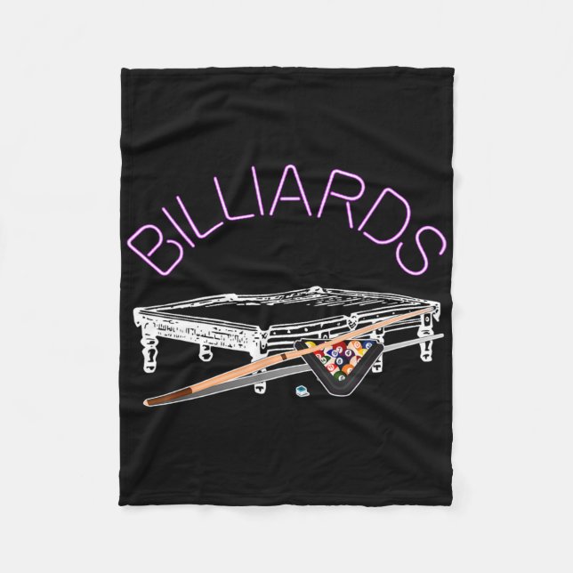 Billiards Pool Game  Fleece Blanket (Front)