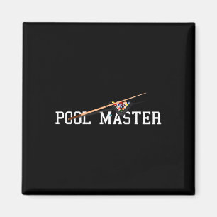 Billiards Pool Master For The Pionate Pool Lovers Magnet