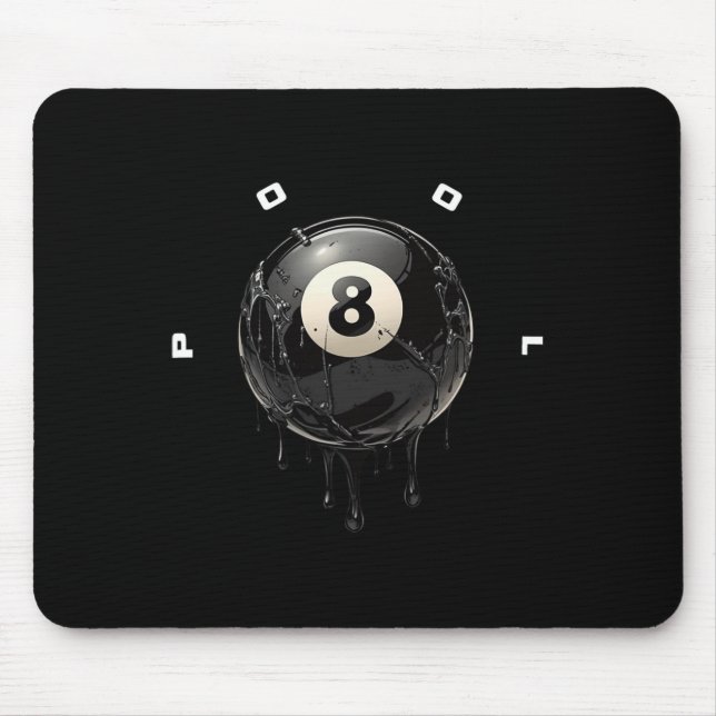 Billiards Pool Player Apparel - Billiard  Mouse Pad (Front)