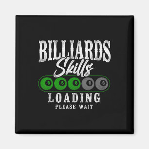 Billiards Pool Player Ball 8 Ball Vintage Billiard Magnet