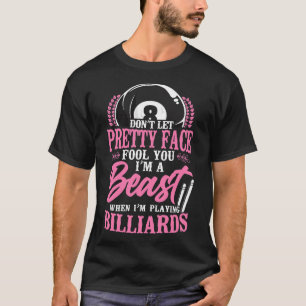 Billiards Pool Player Ball Dad Mom 8 Ball 9 Ball M T-Shirt