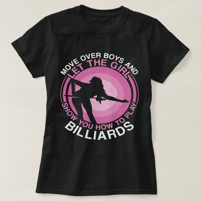 Billiards Pool Player Ball Girl This Princess Come T-Shirt (Design Front)