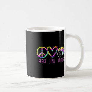 Billiards Pool Player Ball Tie Dye Girl Retro Vint Coffee Mug