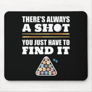 Billiards Pool Player Gift For Men Women Pool Game Mouse Pad