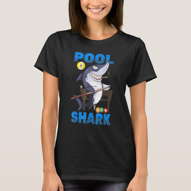 Billiards  Pool Shark  Snooker Player  Bar Pub  An T-Shirt (Front)