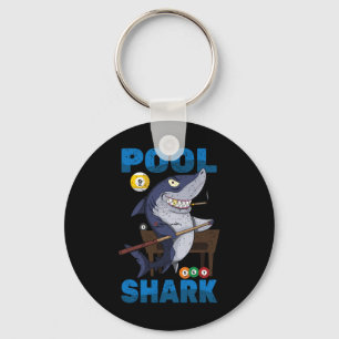 Billiards - Pool Shark - Snooker Player - R Pub - Key Ring