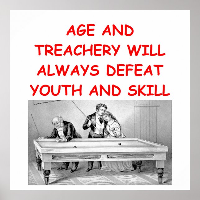 billiards poster (Front)