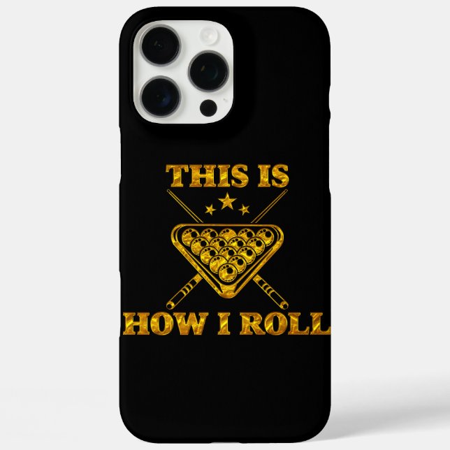 Billiards Saying Highlighting Pool Game Pride Case-Mate iPhone Case (Back)