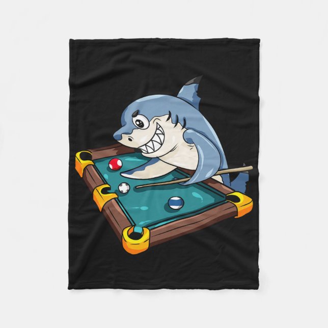 Billiards Shark Pool Snooker Player Gift  Fleece Blanket (Front)