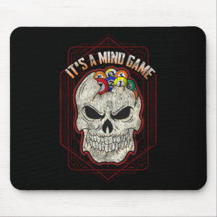 Billiards Skull Pool Its A Mind Game Mouse Pad