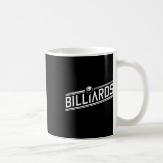 “billiards” - Sleek Angled Design  Coffee Mug