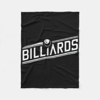 “billiards” - Sleek Angled Design  Fleece Blanket