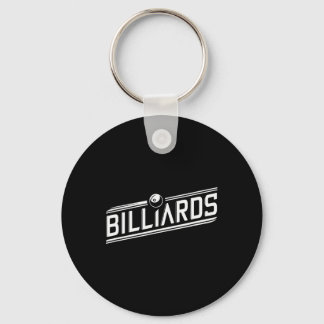 “billiards” - Sleek Angled Design  Key Ring