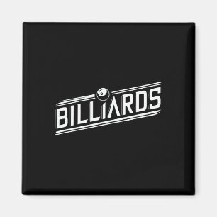 “billiards” - Sleek Angled Design Magnet