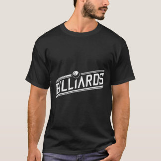 “billiards” - Sleek Angled Design  T-Shirt