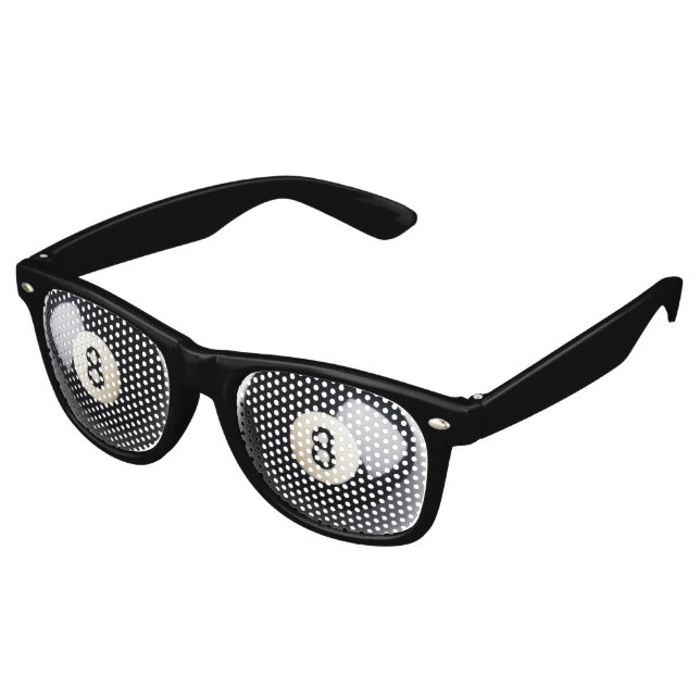 Billiards Snooker 8-Ball Party Shades (Angled)