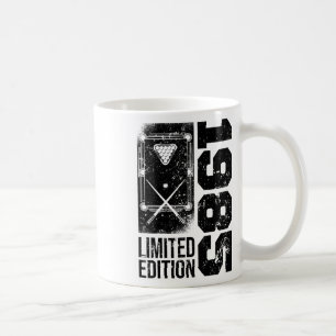 Billiards Snooker-gamer Vintage 1985 Birthday Pool Coffee Mug