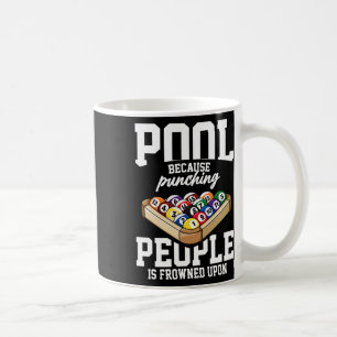 Billiards Snooker Pool Game Player Sports Competit Coffee Mug