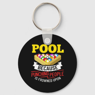 Billiards Snooker Pool Game Player Sports Competit Key Ring