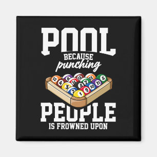 Billiards Snooker Pool Game Player Sports Competit Magnet