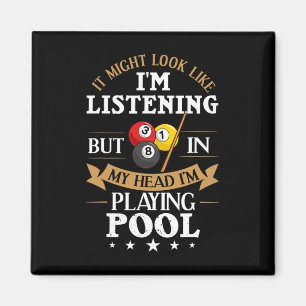 Billiards Snooker Pool Game Player Sports Competit Magnet