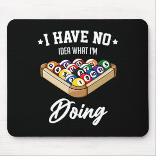 Billiards Snooker Pool Game Player Sports Competit Mouse Pad