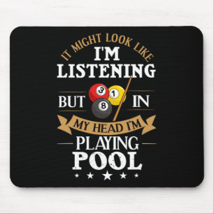 Billiards Snooker Pool Game Player Sports Competit Mouse Pad
