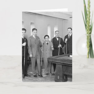 Billiards Stars: 1927 Card