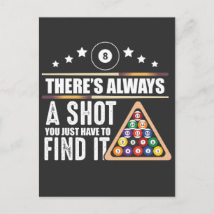 Billiards Team Pool Player Gift for Snooker Fans Postcard