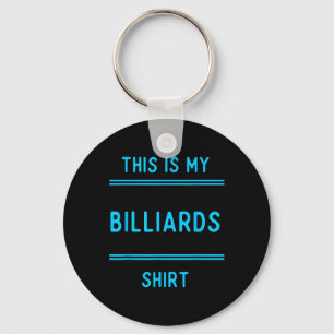 Billiards Team T Shirts Gifts. Players And Fans Pl Key Ring