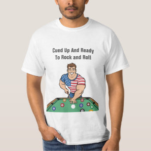 Billiards Theme Team League Tshirts