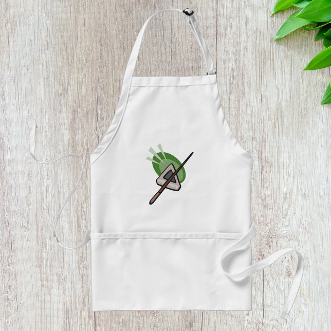 Billiards Triangle and Cue Stick Standard Apron (Creator Uploaded)