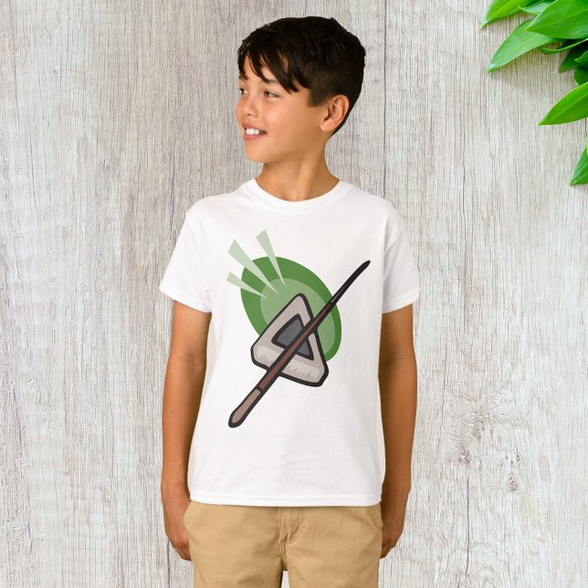 Billiards Triangle and Cue Stick T-Shirt (Creator Uploaded)