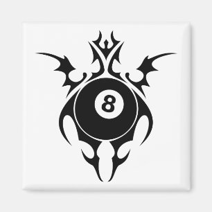 billiards. tribal. magnet