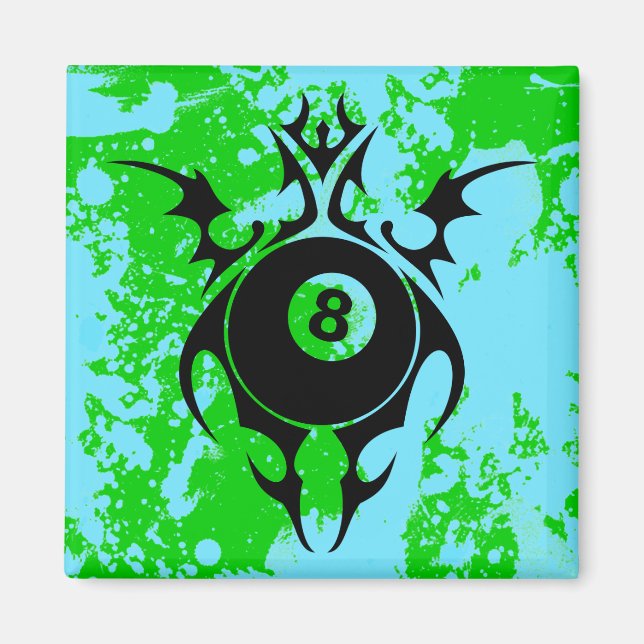 billiards. tribal. magnet (Front)