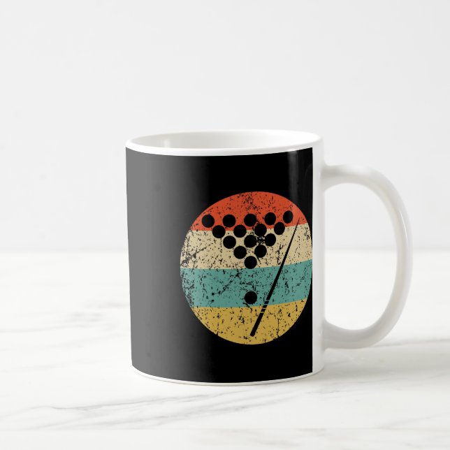 Billiards Vintage Retro Pool 1  Coffee Mug (Right)