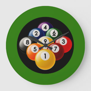 Billiards Wall Clock