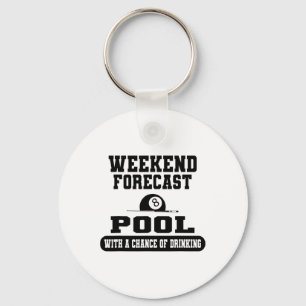 Billiards Weekend Forecast Billiard Pool Players F Key Ring
