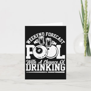 Billiards - Weekend Forecast Pool With A Chance Of Card